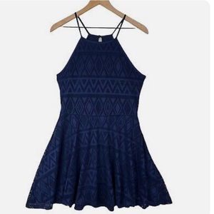Derek Heart Navy Knit Dress